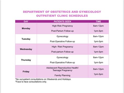 evrmc opd schedule|EVMC OB GYN .